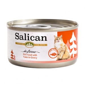 Salican Salican 貓罐頭 肉汁吞拿魚 85g 85g  正面圖