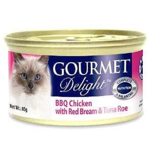 Gourmet Gourmet Delight - BBQ Chicken with Red Bream & Tuna Roe 85g 85g 正面圖
