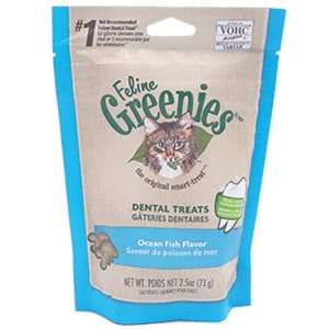 美國Greenies 美國Greenies Dental Treats 貓齒靈貓咪潔齒餅 深海魚味 71g 71g 正面圖