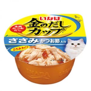 CIAO CIAO 貓罐頭 日本金湯鰹味杯 雞肉．柴魚片味 70g 70g  正面圖