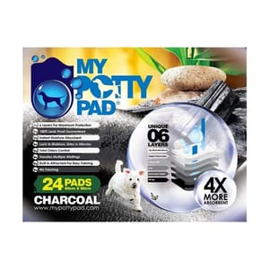 My My Potty Pad 活性炭殿堂吸 寵物尿墊 狗尿墊 狗尿片 MPPC024 [60x90 L碼 24PADS]   正面圖