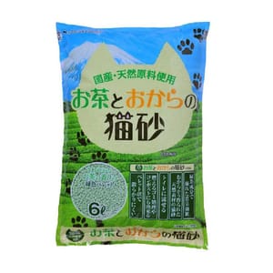 日本Hitachi 日本Hitachi 豆腐貓砂 天然原料使用 綠茶味 6L 6L  正面圖