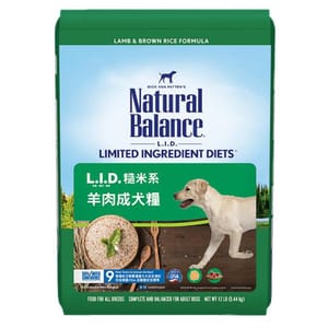 Natural Natural Balance 狗糧 L.I.D. 糙米系 羊肉 成犬配方 26lb 26lb 正面圖