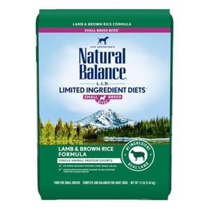 Natural Natural Balance 狗糧 L.I.D. 糙米系 羊肉 成犬配方 細粒 4lb 4lb 正面圖