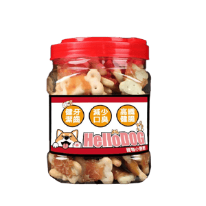 HelloDOG HelloDOG Doggy Treats 磨牙潔齒除口臭 雞肉繞狗餅乾 600g 600g 正面圖