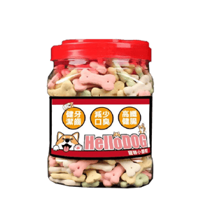 HelloDOG HelloDOG Doggy Treats 磨牙潔齒除口臭狗餅乾 骨頭型 600g 600g 正面圖