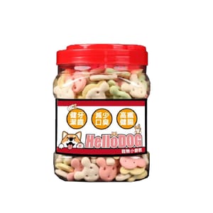 HelloDOG HelloDOG Doggy Treats 磨牙潔齒除口臭狗餅乾 老鼠型 600g 600g 正面圖