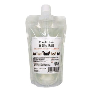 日本FLF 日本FLF Wan Nyan 寵物專用食器玩具洗滌劑 補充裝 300ml 300ml  正面圖