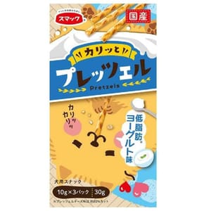 日本SMACK 日本SMACK 狗狗百力滋 Dog Pretz 低脂肪 乳酪味 30g 30g 正面圖