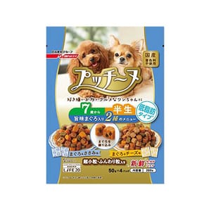 日本Petline 日本Petline Putti Inu 軟粒抗衰老狗糧 七歲或以上 金槍魚雞芝士 200g 200g  正面圖