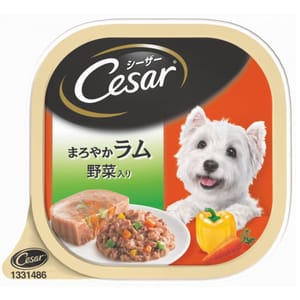 Cesar西莎 Cesar西莎 鋁罐狗罐頭 日系野菜羊仔肉 100g 100g  正面圖