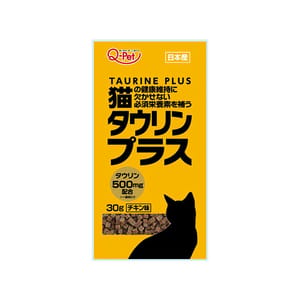 日本Q-PET 日本Q-PET 貓零食 牛磺酸雞肉 30g 30g  正面圖