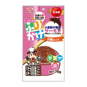 日本Q-PET 日本Q-PET 狗小食 おいしいふりかけ 三文魚小粒 70g 70g  正面圖