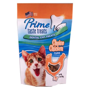 Prime Prime taste treats 貓零食 潔齒貓零食 雞肉 59g 2.1oz 59g 正面圖
