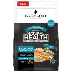 Ivory Ivory Coat 狗糧 三文魚糙米老犬配方 Salmon & Brown rice 2.5kg 5kg 正面圖