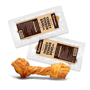 A A Freschi Srl 狗零食 Natural Turkey 天然火雞筋打結骨 M  犬用 正面圖