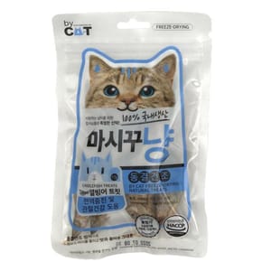 by by CAT 貓零食 雪乾貓零食 毛鱗魚 17g 17g  正面圖