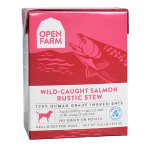 Open Open Farm 狗濕糧 燉肉配方 野生三文魚 12.5oz 5oz 正面圖