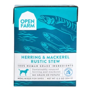 Open Open Farm 狗濕糧 燉肉配方 鯡魚鯖魚 12.5oz 5oz 正面圖