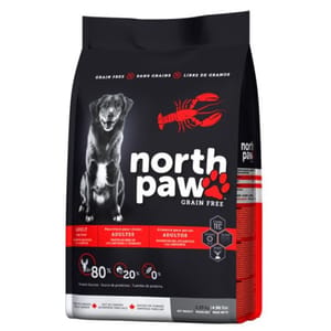 North North Paw 狗糧 無穀物成犬配方 海魚+龍蝦 11.4kg 4kg 正面圖