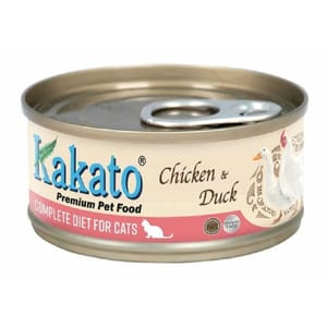 Kakato Kakato 主食罐 貓罐頭 雞肉及鴨肉 70g 70g  正面圖