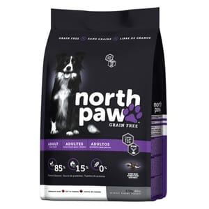North North Paw 狗糧 無穀物成犬配方 雞肉+鯡魚 11.4kg 4kg 正面圖