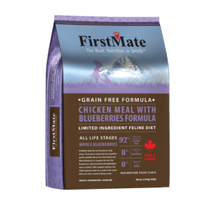 FirstMate FirstMate 貓糧 無穀物全貓糧 雞肉+藍莓 1.8kg 8kg 正面圖