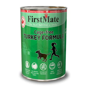 FirstMate FirstMate 狗罐頭 無穀物走地火雞 345g 345g  正面圖