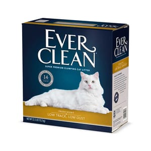 Ever Ever Clean 美國 礦物貓砂 藍鑽 不留印低粉塵貓砂 微香味 22.5lbs 5lb  正面圖