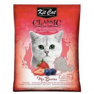 Kit Kit Cat 天然凝結貓砂 草莓味 10L 10L  正面圖