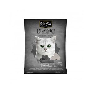 Kit Kit Cat 天然凝結貓砂 竹炭味 10L 10L 正面圖