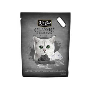 Kit Kit Cat 天然 水晶貓砂 竹炭味 5L 5L  正面圖