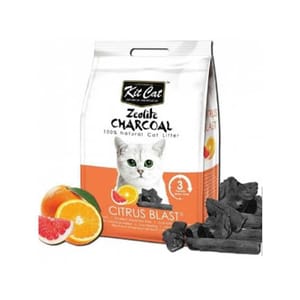 Kit Kit Cat 沸石活性炭超強凝結貓砂 香橙 4kg 4kg 正面圖