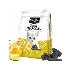 Kit Kit Cat 沸石活性炭超強凝結貓砂 蜂蜜 4kg 4kg 正面圖