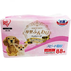 IRIS IRIS 超厚型 寵物尿墊 狗尿墊 狗尿片 [33*44 S碼 88枚]   正面圖