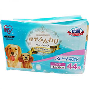 IRIS IRIS 超厚型 寵物尿墊 狗尿墊 狗尿片 [44*59 L碼 44枚]   正面圖