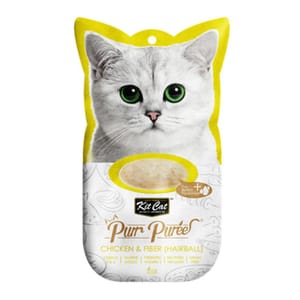 Kit Kit Cat Purr Puree 養生肉醬 雞+去毛球 60g 60g  正面圖