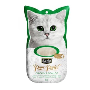 Kit Kit Cat Purr Puree 養生肉醬 雞+扇貝 60g 60g 正面圖