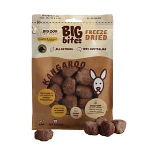 Big Big Dog 冷凍脫水狗糧 袋鼠配方 490g 490g 正面圖