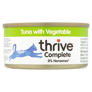 Thrive Thrive 貓罐頭 脆樂芙 吞拿魚+蔬菜 75g 75g 正面圖