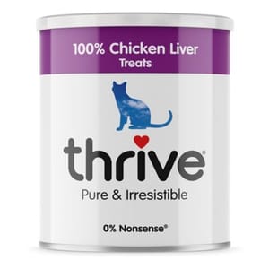 Thrive Thrive 貓狗零食 脆樂芙 冷凍脫水小食 雞肝 Freeze Dried Chicken Liver 135g 135g 猫犬用 正面圖