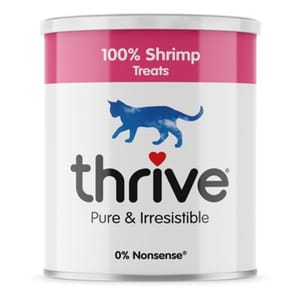 Thrive Thrive 貓狗零食 脆樂芙 冷凍脫水小食 海蝦 Freeze Dried Shrimp 110g 110g 貓犬用 正面圖