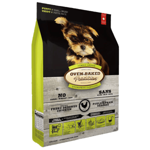 Oven Oven Baked 狗糧 幼犬配方 細粒 12.5lb 5lb 正面圖