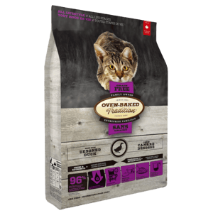 Oven Oven Baked 貓糧 無穀物 鴨肉配方 10lb 10lb 正面圖