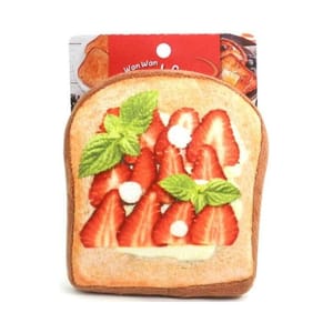 日本Wan 日本Wan Wan Breakfast 狗狗玩具 忌廉草莓厚多士 一個入 正面圖