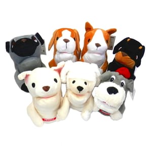 日本Bonbi 日本Bonbi ILOVEPETS Animal Mitten LoveDog 狗狗手偶玩具 臘腸狗 一個入   側面圖