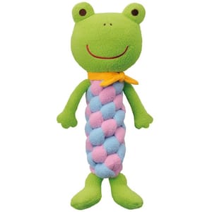 日本Bonbi 日本Bonbi ILOVEPETS Dental Animal 嚴選狗狗護齒玩具 青蛙 正面圖