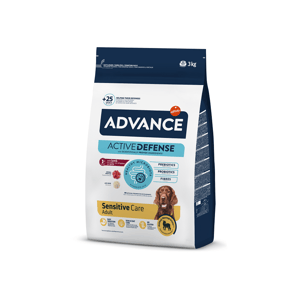 ADVANCE ADVANCE 特殊護理 中大型成犬糧 過敏護理 羊飯配方 SENSITIVE LAMB & RICE 3kg 3kg  正面圖