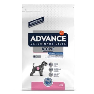 ADVANCE ADVANCE 處方糧 狗糧 中大型犬皮膚配方 ATOPIC MEDIUM-MAXI 3kg 3kg 正面圖