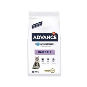 ADVANCE ADVANCE 成貓糧 特殊護理 毛球護理 火雞大米 1.5kg 5kg 正面圖